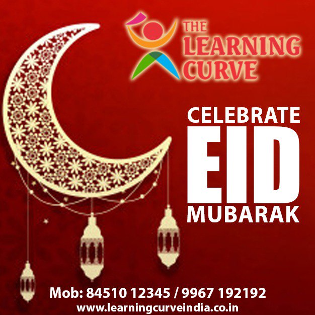 TheLearningCu10's tweet photo. The Learning Curve wishes you all a happy Eid... May this special day bring #peace #happiness and #prosperity to everyone. https://t.co/Ek2Vw23eCj