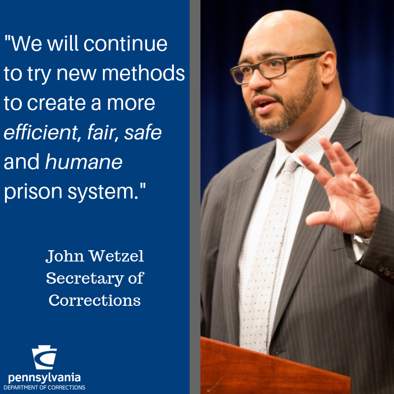 CorrectionsPA's tweet photo. Congrats to @DOCSecretary John Wetzel, who was confirmed yesterday afternoon by the #PASenate to continue as Secretary of Corrections for the next four years! https://t.co/MgpRAufsq6