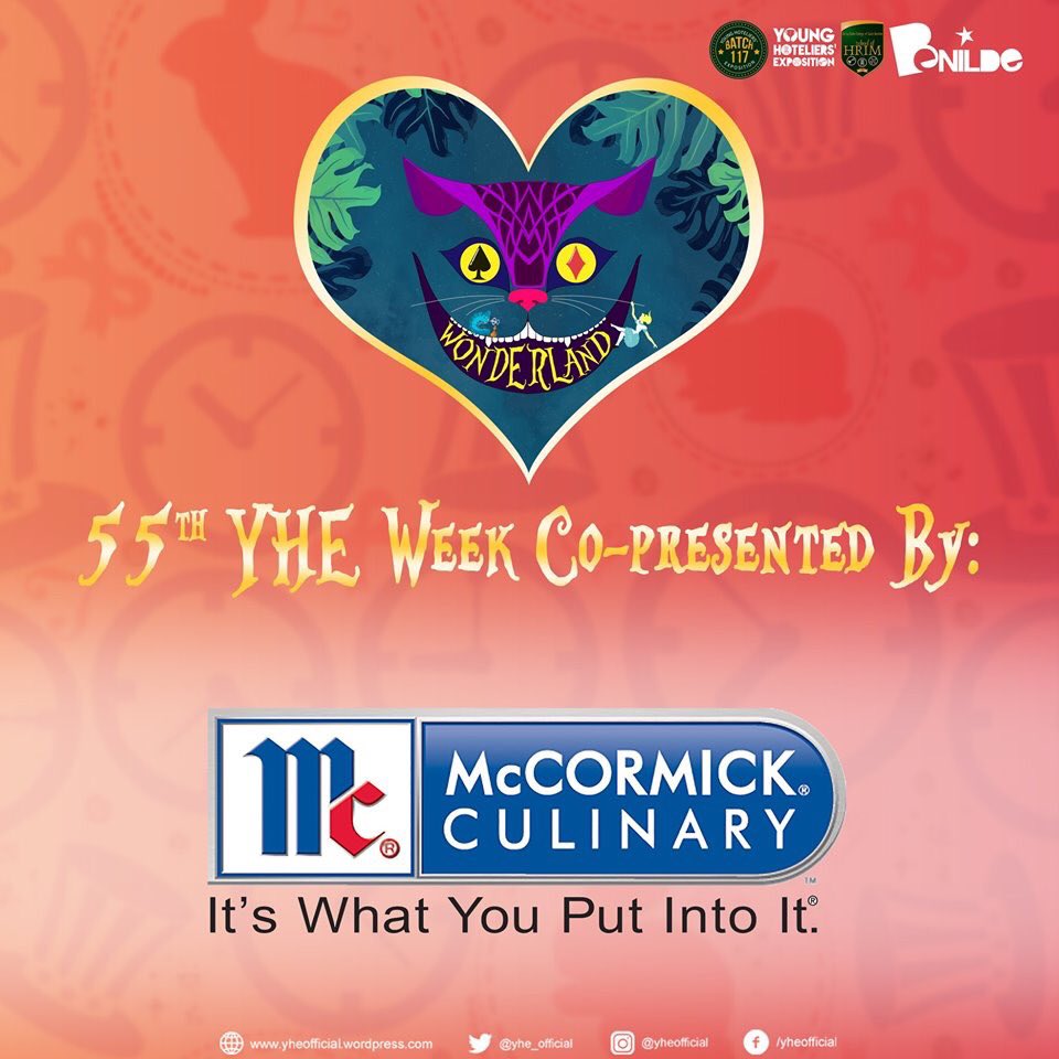yhe_official's tweet photo. The 55th YHE Week is Co-presented by McCormick
Spice things up with Mccormick and create a whimsical and magical dish that would surely impress the Mad Hatter!
Master the power of Flavor with McCormick Culinary. It’s what you put into it. #IMadeItWithMcCormick #MasterTheFlavor https://t.co/ROX0LYQqTn