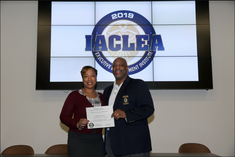 NCSUPolice's tweet photo. #PackPD wants to congratulate our accreditation manager Belinda Pounds on graduating from the @IACLEA_Members Executive Development Institute! https://t.co/5KNSulqxUe