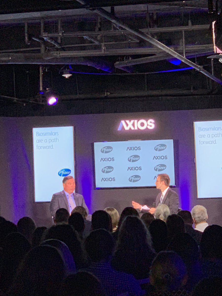 On United HealthCare switching plans to favor more expensive biologics instead of the affordable biosimilars, ⁦@bobjherman⁩ asks “isn’t that crazy?”

#axios360 #UHC