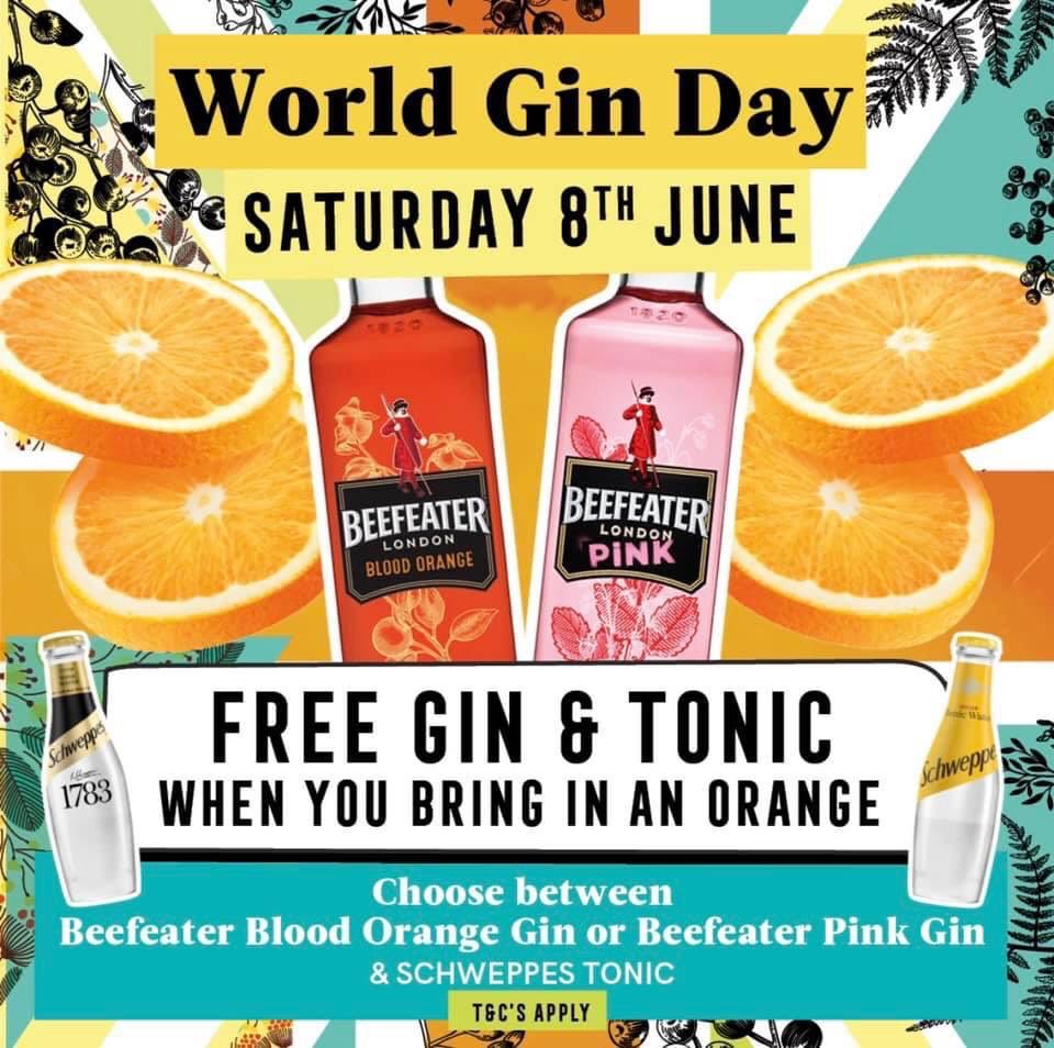 KingsArmsSE10's tweet photo. Saturday #WorldGinDay 🎉🎉🎉
Bring an 🍊 for a #free G+T
*T&amp;Cs apply*
#PubsWithCharacter #BestPubInLondon #Greenwich #GreenwichLife #London #LondonLife #GreeneKing #GreeneKingPub #Pub #PubLife #RealAle #AmazingFood #AmazingPrices #GreenwichPark #ThisIsLondon #VisitLondon https://t.co/gsBIqmQqBm