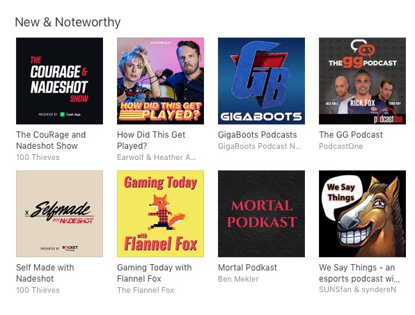 I guess I’m gonna try to make “Gaming Today” audio only as the videos daily were a lot to keep up with BUT made it to #newandnoteworthy in the #gamesandhobbies section of @iTunes so more eps STARTING TODAY! Thanks for the support peeps!!