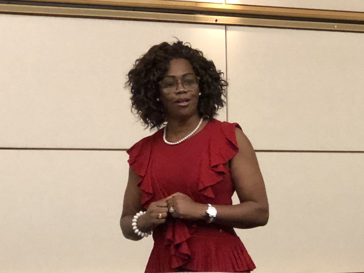 Listening intently to Epsy Campbell Barr , Vice President of Costa Rica, an economist and Costa Rica’s first woman of African descent to become Vice President.  2019 HIspanics in Philanthropy Conference #LatinosGive2019