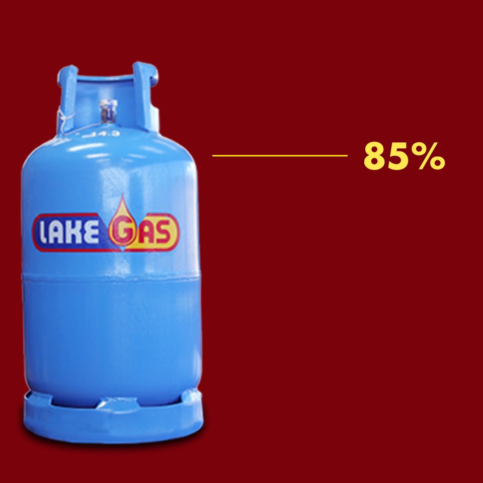 LakeGasUg's tweet photo. Safety standards stipulates that cylinders must be 85% filled to allow space for gas to safely expand when in use. Filling above 85% could cause an explosion. Your safety matters. Cook with #LakeGas, #GetThe15Kg! https://t.co/oN0FXJMCM7
