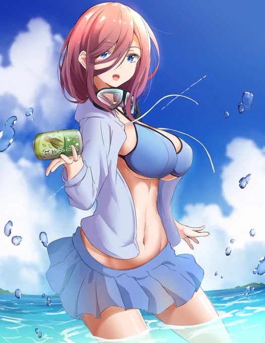 水着三玖さん?
#五等分の花嫁 #中野三玖 