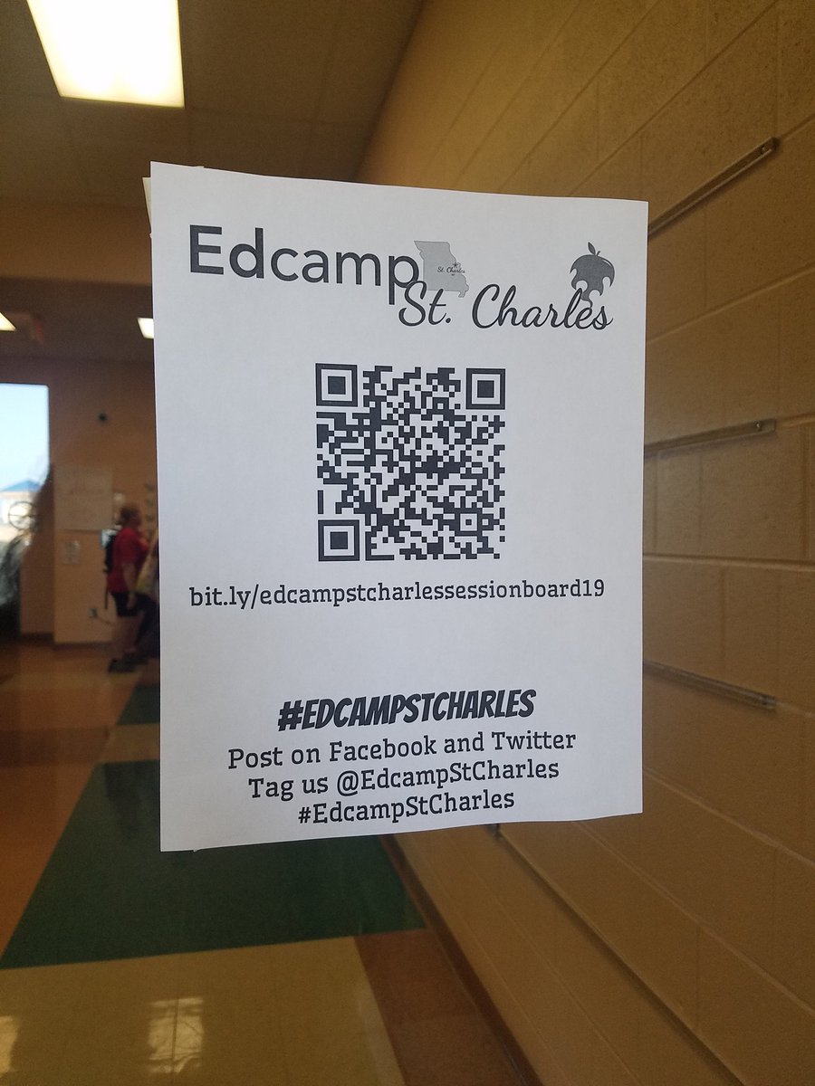 MelanieShedd's tweet image. Excited to be at @EdcampStCharles this morning!!  Now to decide what to talk about today!!  #twofeetrule #collaboration #printeachersonfire