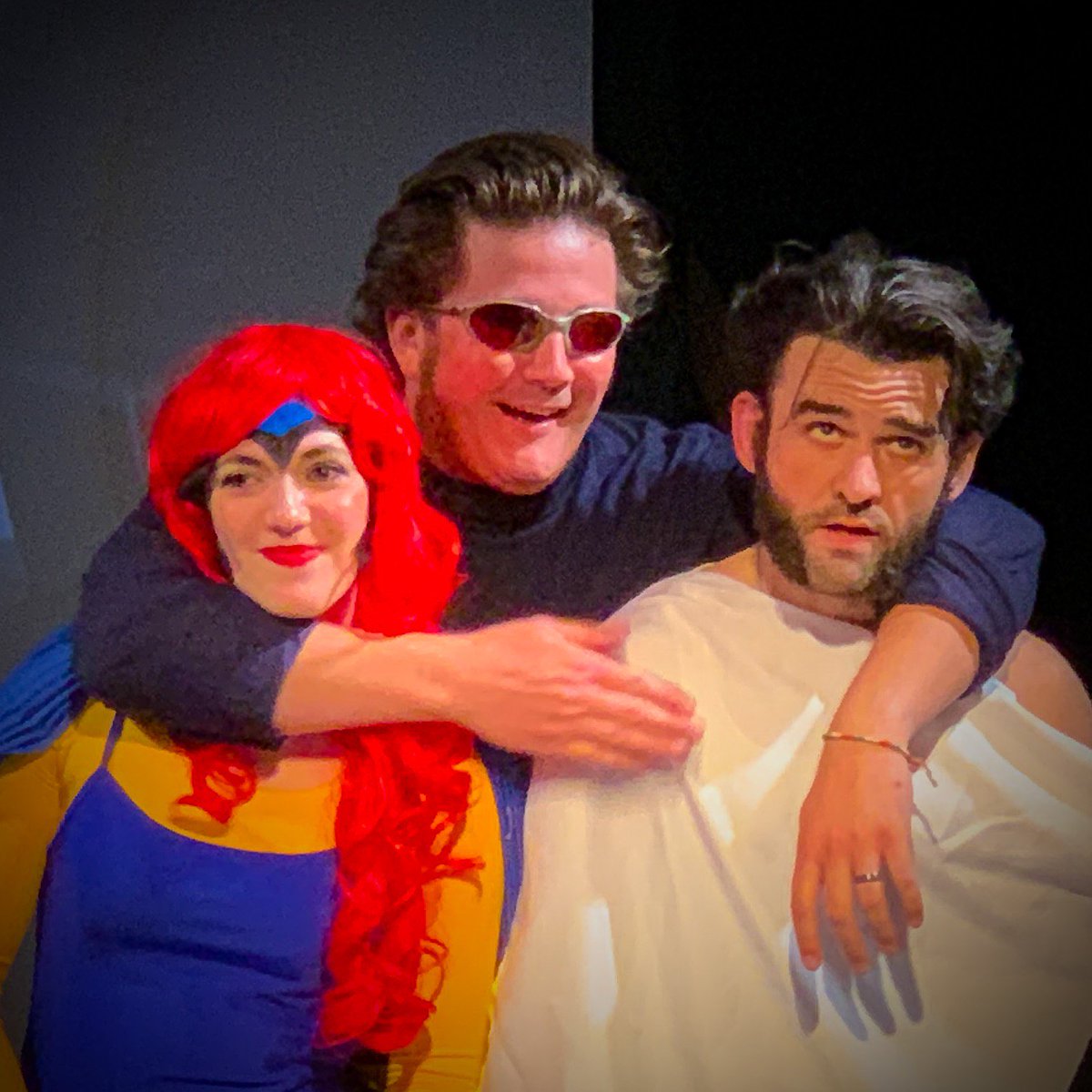 UsualRejects's tweet photo. #throwbackthursday to Usual Rejects Hey Bub: X-men! Jean Grey, Cyclops, and Wolverine hanging out

#xmen #cosplay #nycc2019 #fanevent #parody #nyctheater #movieparodymania #nycactorlife #theatergeeks #comedyshows #parodies #xmencosplay #nycc #newyorkcomiccon  #nyccnow #tbt https://t.co/ZExvVt4XEq