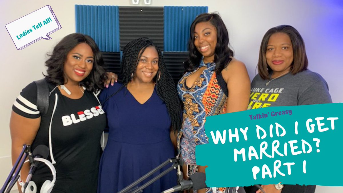 TalkinGreasy's tweet photo. ✨ NEW EPISODE ✨
Ep. 100 Why did I Get Married? Part I
QOW: What are the benefits of getting married?
Follow #TalkinGreasy on all of our Social Media and podcast streaming platforms via https://t.co/4XCrQM1YGa
#talkingreasy #podsincolor #dopeblackpods #dfwpodcasts #dallaspod https://t.co/PtvXcRshgz