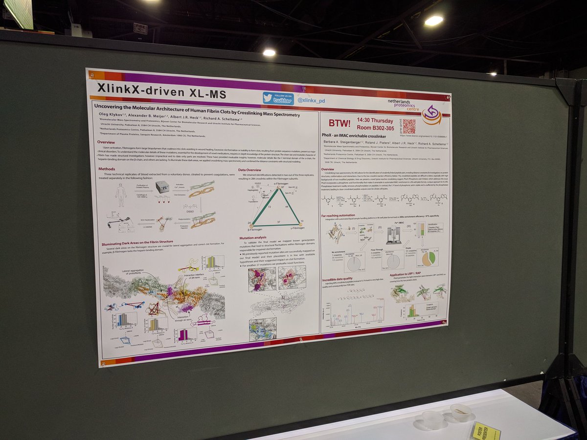xlinkx_pd's tweet photo. Looking forward to meeting you and tell all about our major new developments in the field of XLMS. Application to fibrin and development of a novel enrichable reagent PhoX.
WP141
#ASMSATL #phox #xlms #cxms https://t.co/6czVTBywmY
