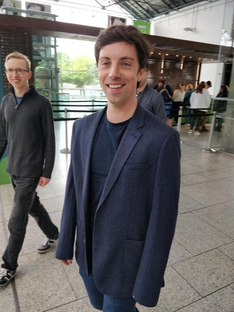 donoghue_alan's tweet photo. Wearing his dad's blazer @ConallLaverty #wia #firstTimeCEO https://t.co/SKM7LlmhdH
