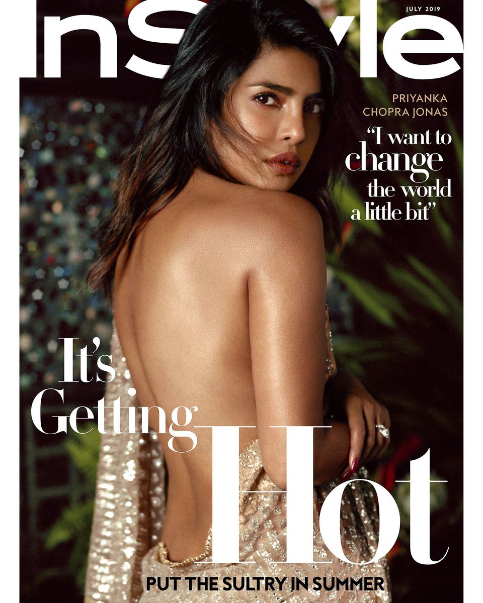 priyankachopra's tweet photo. Fashion is such an important part of global culture, often arising from centuries of tradition, and doesn’t go out of style when the seasons change. The ‘Saree’ is one of the most iconic and recognized silhouettes from India. 
https://t.co/105fGXxZln https://t.co/BKhRcQYgqd