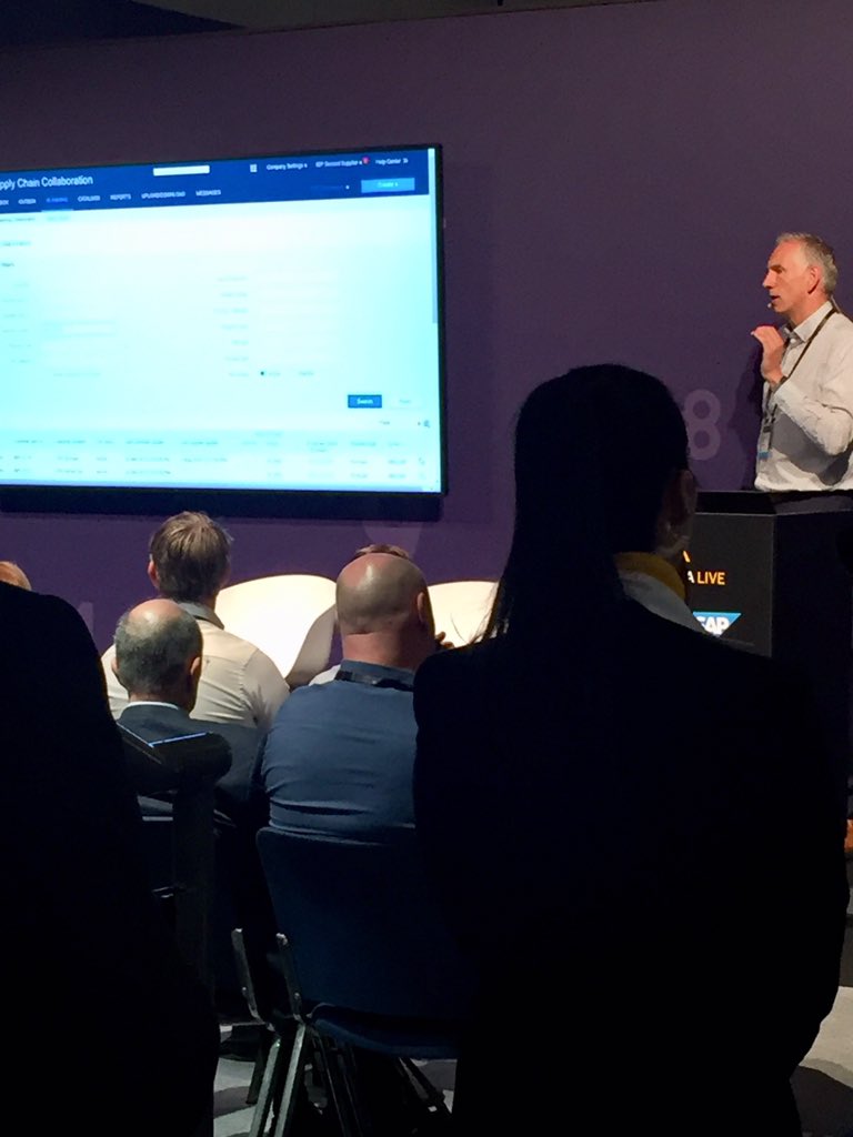 Standing room only at #supplychain #collaboration and #IntegratedBusinessPlanning demo at #SAPAribaLive @SAPAriba