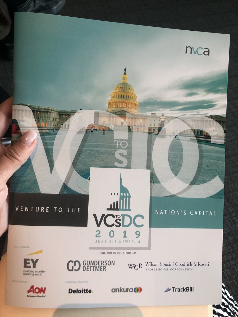 nvca's tweet photo. Full day and full room at the 3rd annual #VCstoDC! 🇺🇸 Excited to see how politics and #VC interact at the nation’s capital ☑️ https://t.co/xneboAwkGv