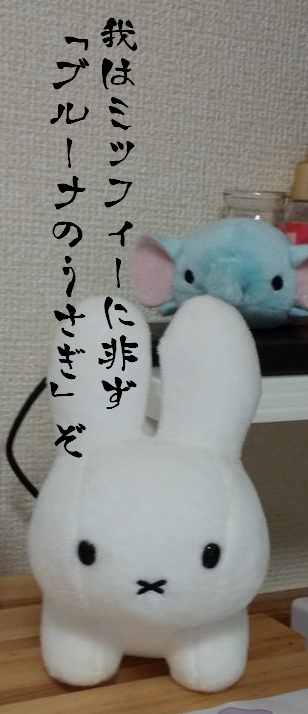 ゆすら 多分ですがミッフィー 原語の名前はナインチェ は擬人化されたストーリー版のキャラで四足歩行は動物して描かれた物という違いだと思います