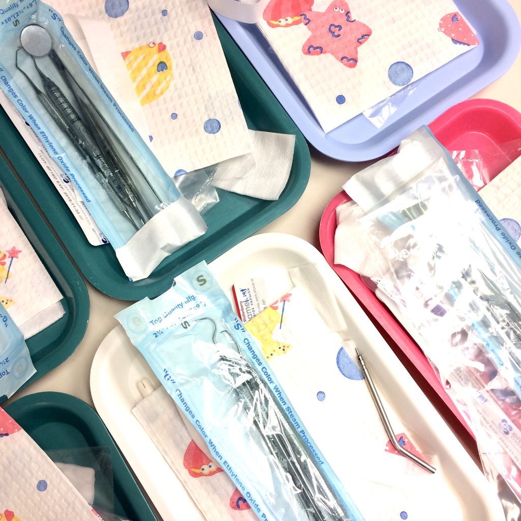 Clean and prepped for a full day of patients! #pediatricdentistry #yummydental