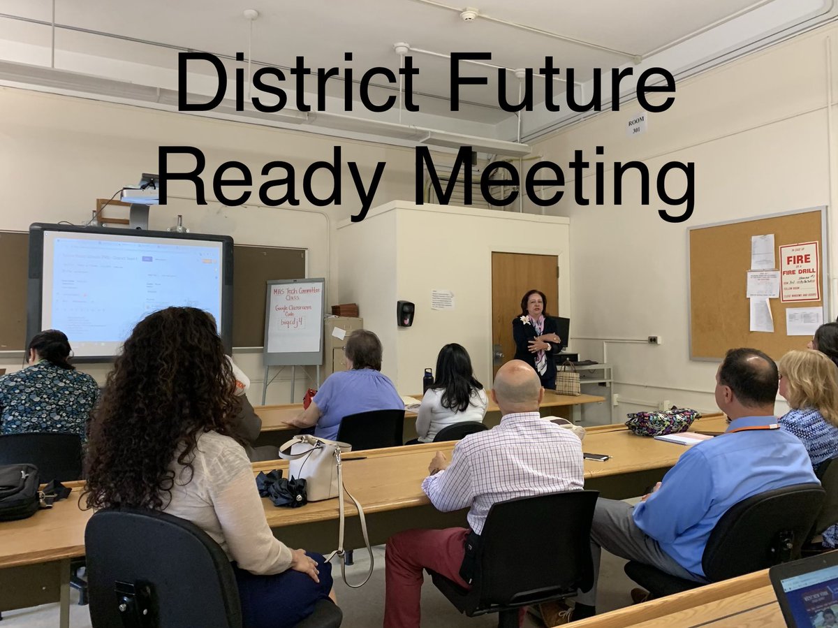 bookgirl614's tweet photo. District Leaders from all over West New York meet to discuss ways to reach Silver Status. #WeAreDolphins #PS2Pride #FutureReady https://t.co/QqOERvQyjG