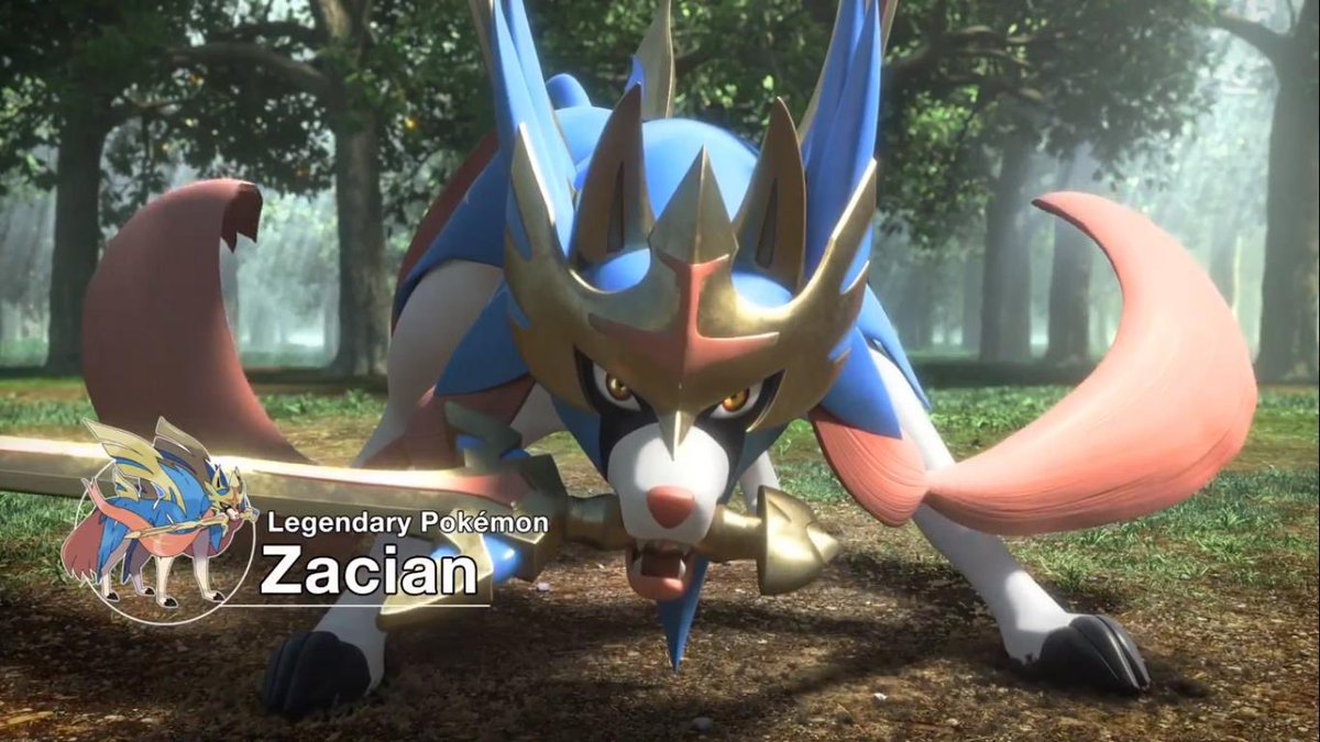 Sylveon1213's tweet photo. Trainer: What do you have?

Zacian: A sword!!!

Trainer: nO!

#PokemonSwordShield https://t.co/EmOEcv6vaU