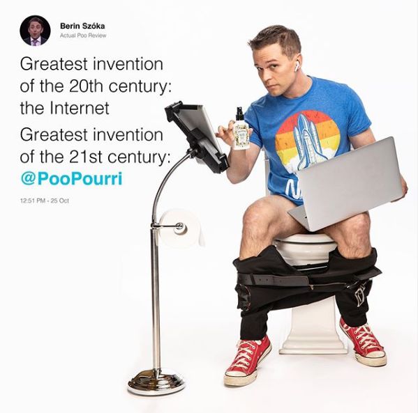 🤣😍Love <a href="/PooPourri/">~Pourri</a> &amp; their creativity! Poo~Pourri eliminates #2 odor completely (yes, it's like pooping in the future). Get $5 off your first purchase! Share love, not odor >>> fbuy.me/m3jQO 🌿 Crazy Natural  🍋 Smells damn good ✨ Works like magic
