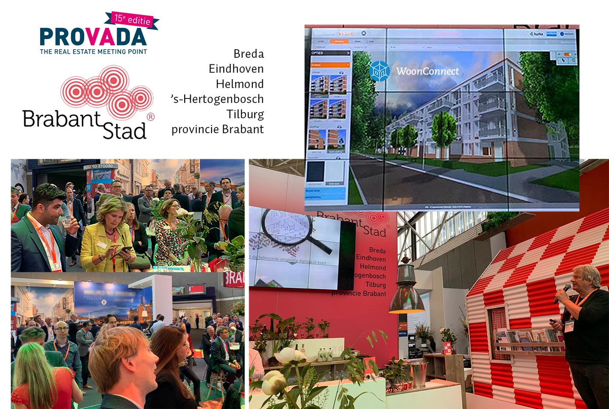 WoonConnect is <a href="/BrabantStad/">BrabantStad</a> showcase Slim &amp; Duurzaam op <a href="/PROVADAre/">PROVADA</a> 2019. Huizen worden 3D digitaal in kaart gebracht zodat bewoners hun huis van binnen en buiten kunnen bekijken en experimenteren met duurzaamheidsmaatregelen.