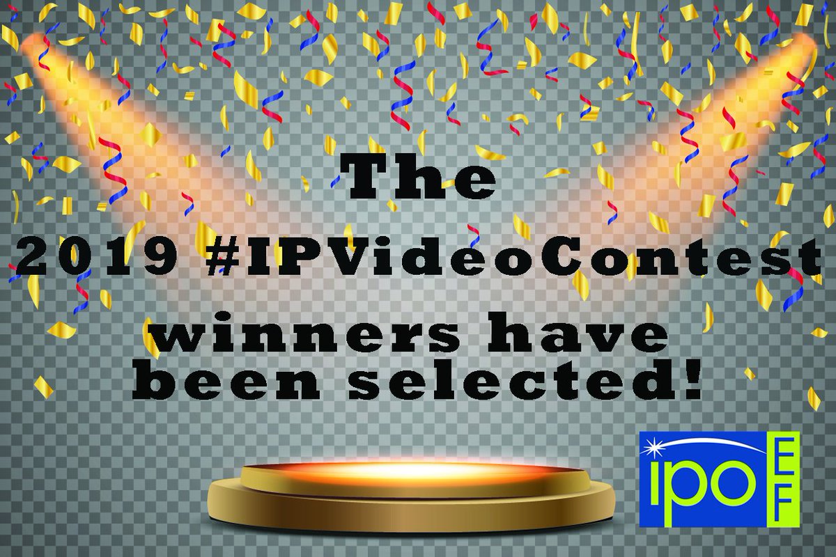 IPOFoundation's tweet photo. Click here to check out the winning 2019 #IPVideoContest videos https://t.co/7BXYUWIWuc
Congratulations to our 16+ category winners and our Enter for Charity winner whose $5,000 prize will be donated to @CrohnsColitisFn
#WednesdayMotivation #intellectualproperty #IPOEF https://t.co/nn09akdS99