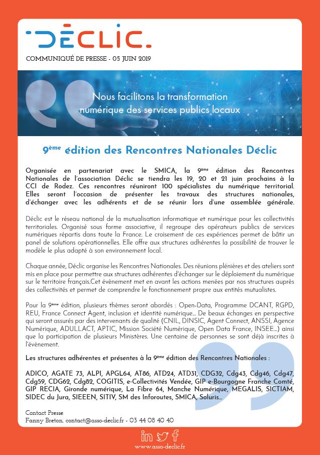 EmmanuelViv's tweet photo. Les rencontres Nationales de @declic_asso 2 jours pour parler du #numerique et des #territoires #smi Opérateur #public de #servicenumerique #communiquedepresse rdv à #rodez #smica @Adico60 membre de https://t.co/WcM1d3IAPz https://t.co/3vpbC0z78U