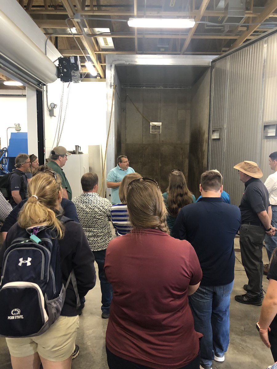 Professional Development Tour Day. 1st stop @pennstate Mushroom Research Farm. #agagents #coopext #mushroom #learningsomethingnew