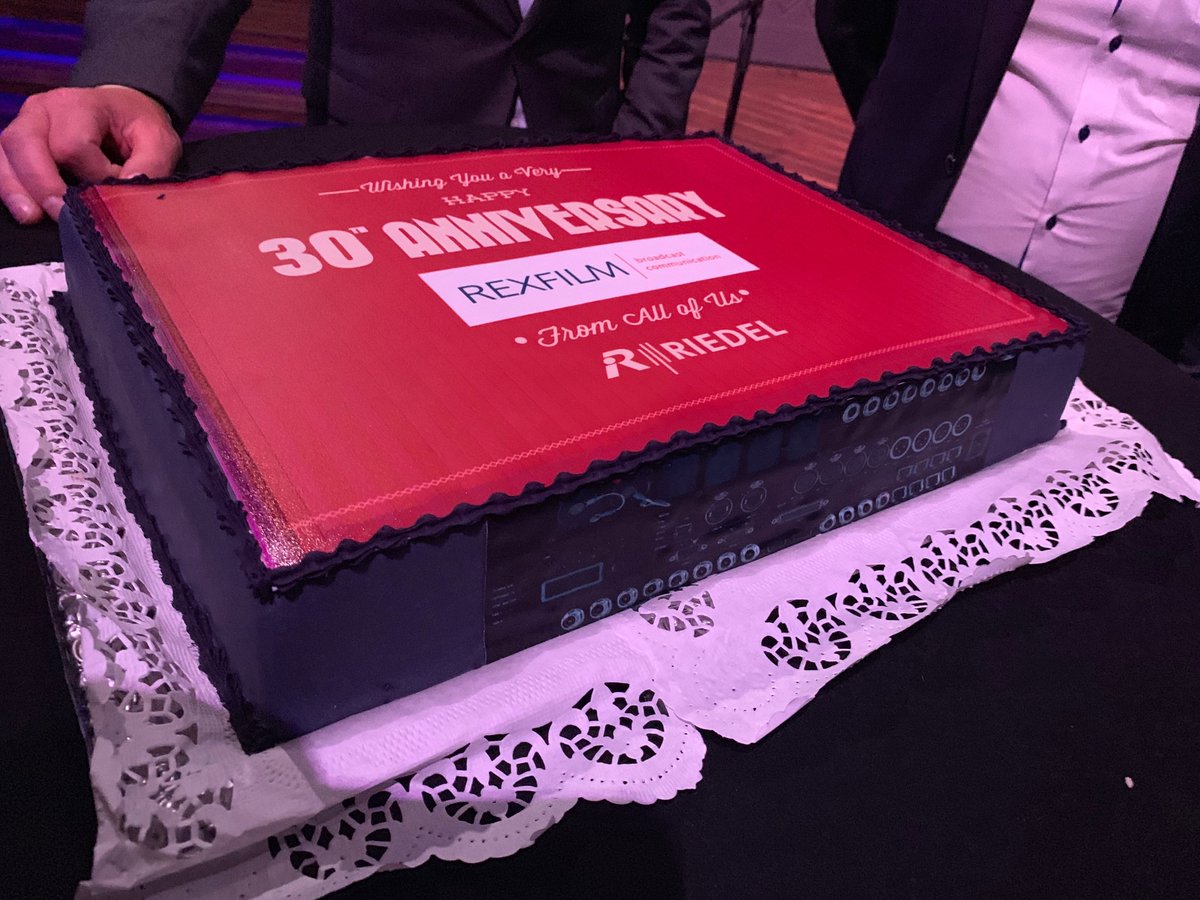 RIEDELnet's tweet photo. Congratulations to our partner @Rexfilm  on their 30-year anniversary, and thank you for a great evening! It was a very special event with wonderful people.

#Riedel #MediorNet https://t.co/K2AjvKEAu5