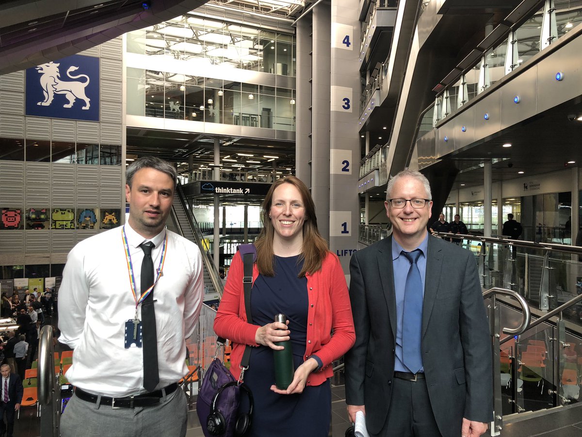 EnergyCara's tweet photo. @NewcastleHosps @SustainableNUTH Energy Team out and about today at The Energy Solutions Show. Feeling inspired and learning lots - from big data to thermal energy storage solutions, energy price risk modelling to achieving carbon zero, with plenty more to come! #TESS19 #Shine https://t.co/APetNZEdoQ