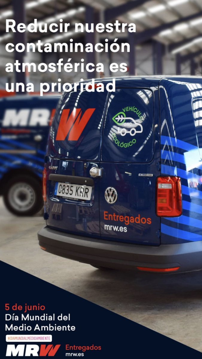 🌿 DÍA MUNDIAL DEL MEDIO AMBIENTE 🌍 Reducir nuestra contacion atmosférica es una prioridad 🤗🚚 #COSLADA #MRWCOSLADA #MRWENTREGADOS