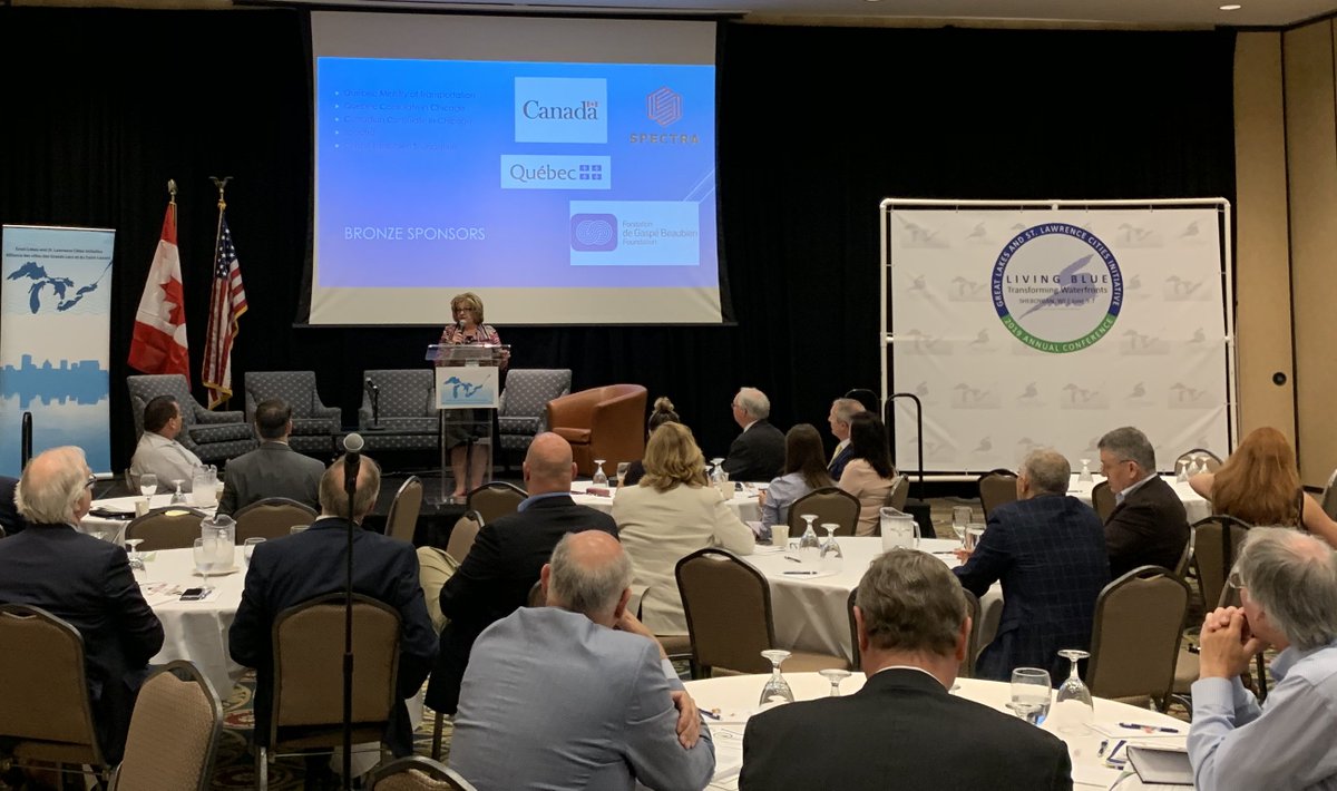 Kickoff of the organization's 10th conference, Living Blue: Transforming Waterfront Areas! On the agenda: the importance of social engagement, economic growth and sustainable development #glscities19
