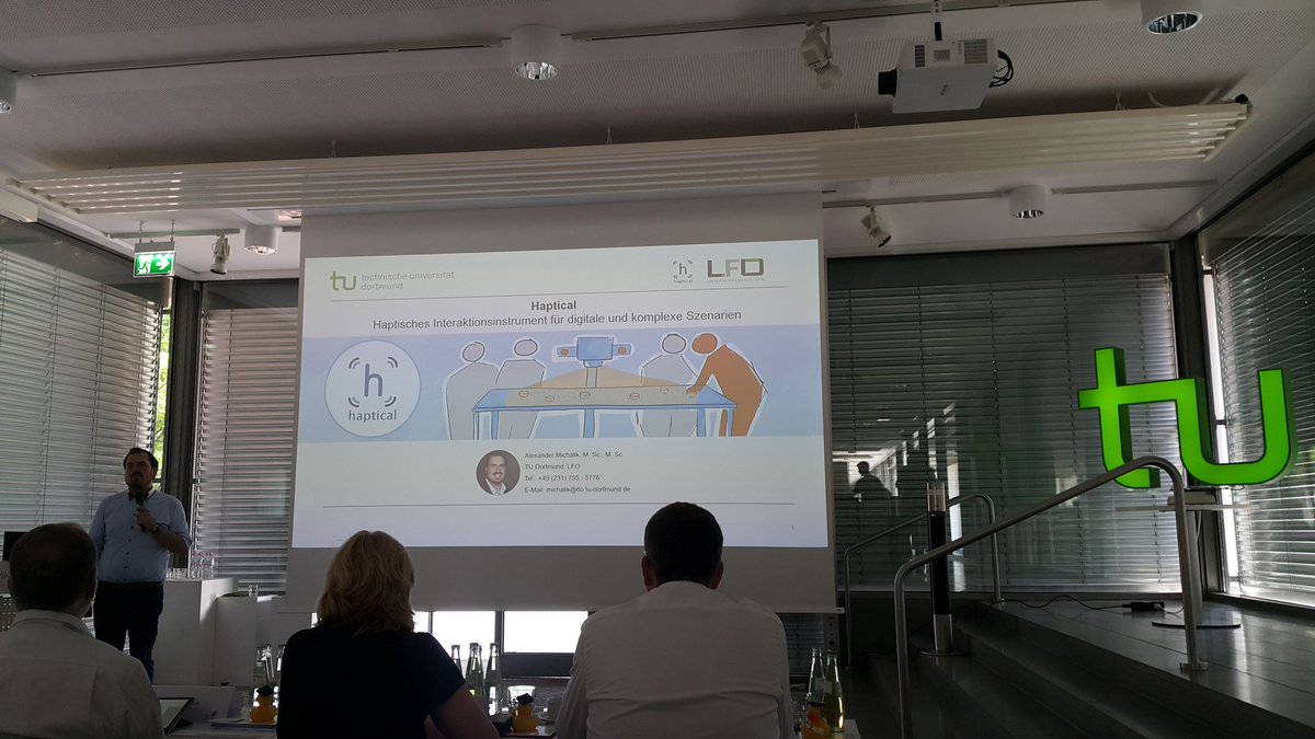 Haptical bedankt sich für die Möglichkeit beim Award "Forum Junge Spitzenforscher" zu präsentieren! Wir sind gespannt auf die anderen Teams! <a href="/cet_tudortmund/">Centrum für Entrepreneurship & Transfer (CET)</a> <a href="/TU_Dortmund/">TU Dortmund</a> #innovation @LZ_LogIT @FraunhoferIML <a href="/haptical_LFO/">haptical</a>