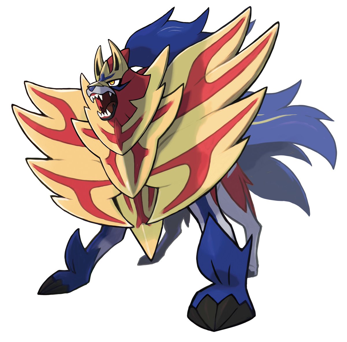 Pokémon Blast News on X: Artworks oficiais dos Lendários de Sword &  Shield: Zacian e Zamazenta  / X