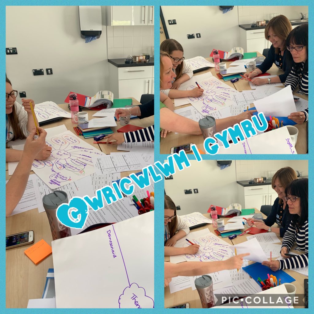 YsgolHamadryad's tweet photo. Diwrnod hynod o fuddiol i staff yr ysgol wrth iddynt ddadansoddi’r cwricwlwm a chynllunio i’r dyfodol / A really valuable day for the staff as they understand more about the draft curriculum and plan for future #4diben #4corepurposes #uchelgeisiol #cydweithio #ambious #together https://t.co/F2NdXholga