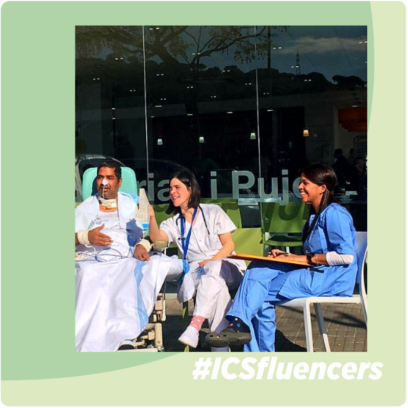 icscat's tweet photo. @esthermormarco @hgermanstrias @hbellvitge @vallhebron @harnaulleida @HospitalSantPau #ICSfluencers @esthermormarco:
"Per mi és molt important procurar que l'estada del pacient a l'UCI sigui el menys traumàtica possible... si el pacient vol veure el mar, se'l porta a veure'l... "
#S9EM #UCI @hgermanstrias #humanitzalaUCI https://t.co/yf2zwnz15d