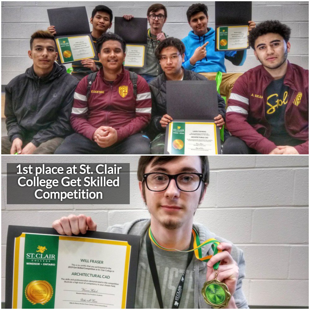 designteacher1's tweet photo. Once again it's been a successful year for #designcentral students.
π π
π
#designclassrocks #cchtech #techstudies #designclass #design #wearecch
@CCHcomets @WECDSB @teaching_w_tech @autodesku @SketchUp @StClairCollege @PEO_HQ @skillsontario @AutoCAD @TrimbleCorpNews @Photoshop https://t.co/4vo3jRuCDj