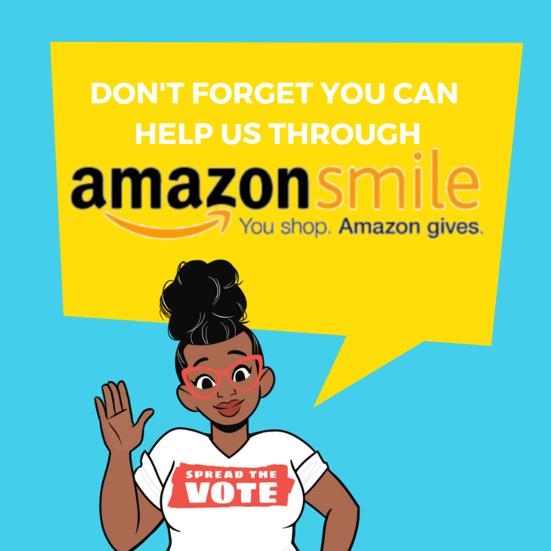 spreadthevotein's tweet photo. Select Spread The Vote through Amazon Smile and help get IDs for life! https://t.co/rG6rQIknNk