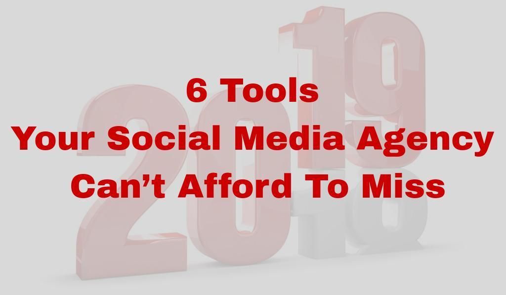 6 Tools Your Social Media Agency Can't Afford To Miss in 2019 buff.ly/2rUEPUB
#marketing #marketingagency #socialmedia #socialmediamarketing #smm #digitalmarketing #growthhacking