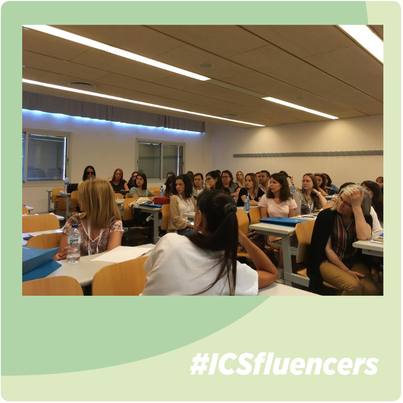 icscat's tweet photo. Avui la nostra #ICSfluencer de @vallhebron, la @cheloalvarez00, ha recollit les primeres reaccions al #BonaNitVH
L'@esthermormarco ens ha ensenyat com ho fa per fer més fàcil l'estada dels pacients a l'UCI del @hgermanstrias 😎
🔈 No deixis de seguir-les 👉🏼
#S9EM #S9CA https://t.co/hfztvhktVt