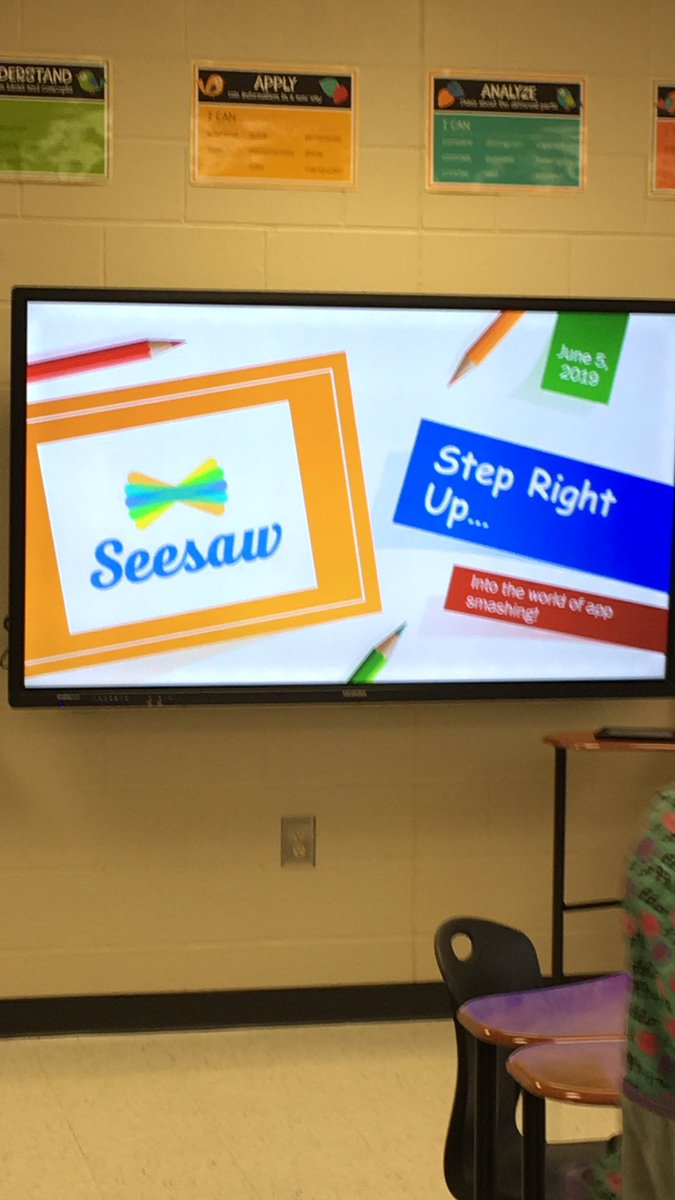 ProvostsPirates's tweet photo. I cannot wait to learn more about maneuvering Seesaw! #CobbInTech @MabletonES #TheUltimateLearningExperience https://t.co/RgPiZALRqi