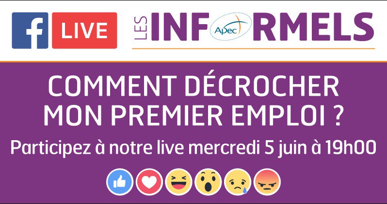 Apecfr's tweet photo. #LesInformelsJeunes @Apec_IDF vont bientôt démarrer pour retrouver le #pitch des témoins 📽 Suivez-nous sur #Apec1erJob pour un #FacebookLive https://t.co/avjolZ7QYi