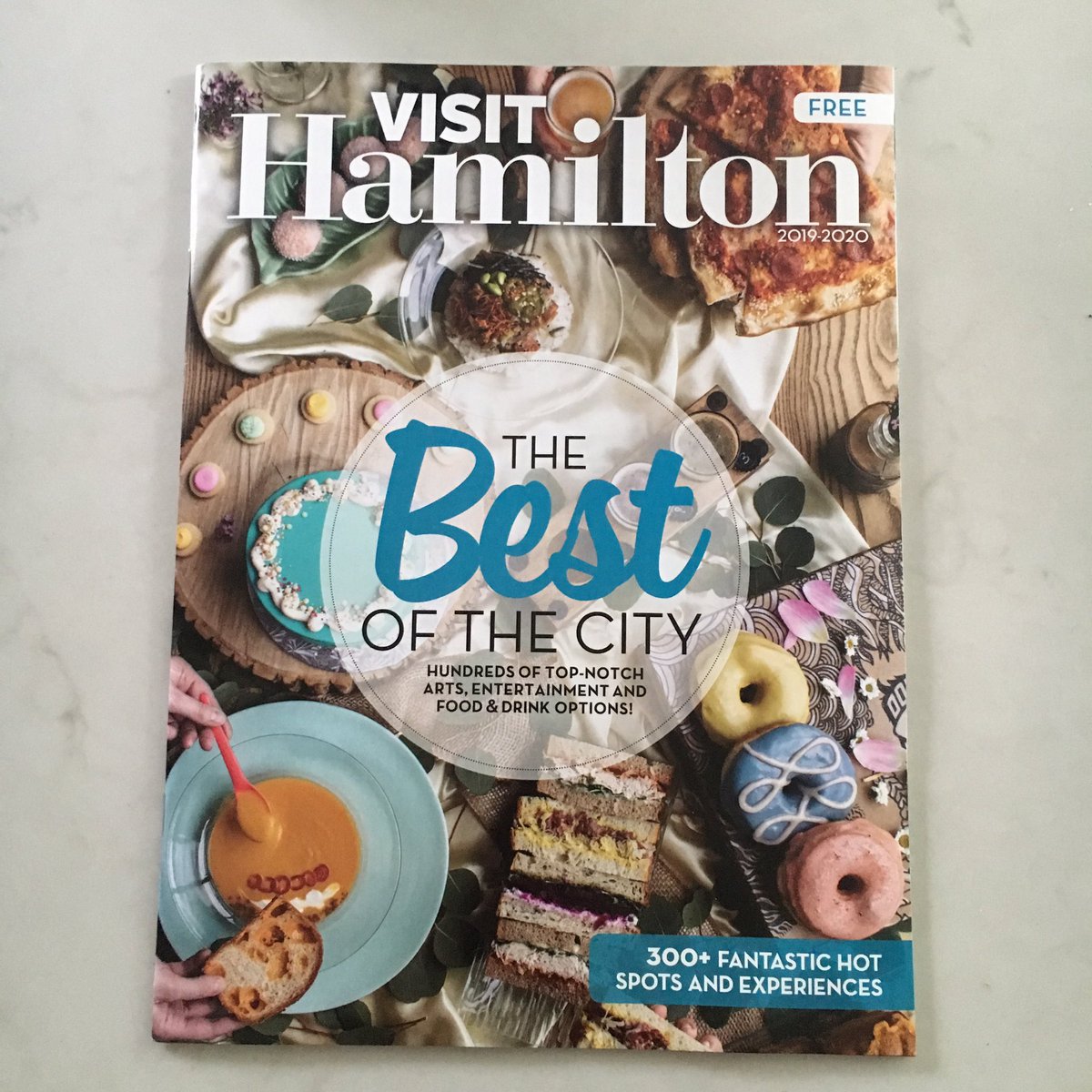 cmojacks's tweet photo. @HamiltonMag Iโm so grateful to have had the chance to do a bit of work on #visithamilton. Each page served a reminder of all the reasons I love #HamOnt. https://t.co/3QABFm34TD