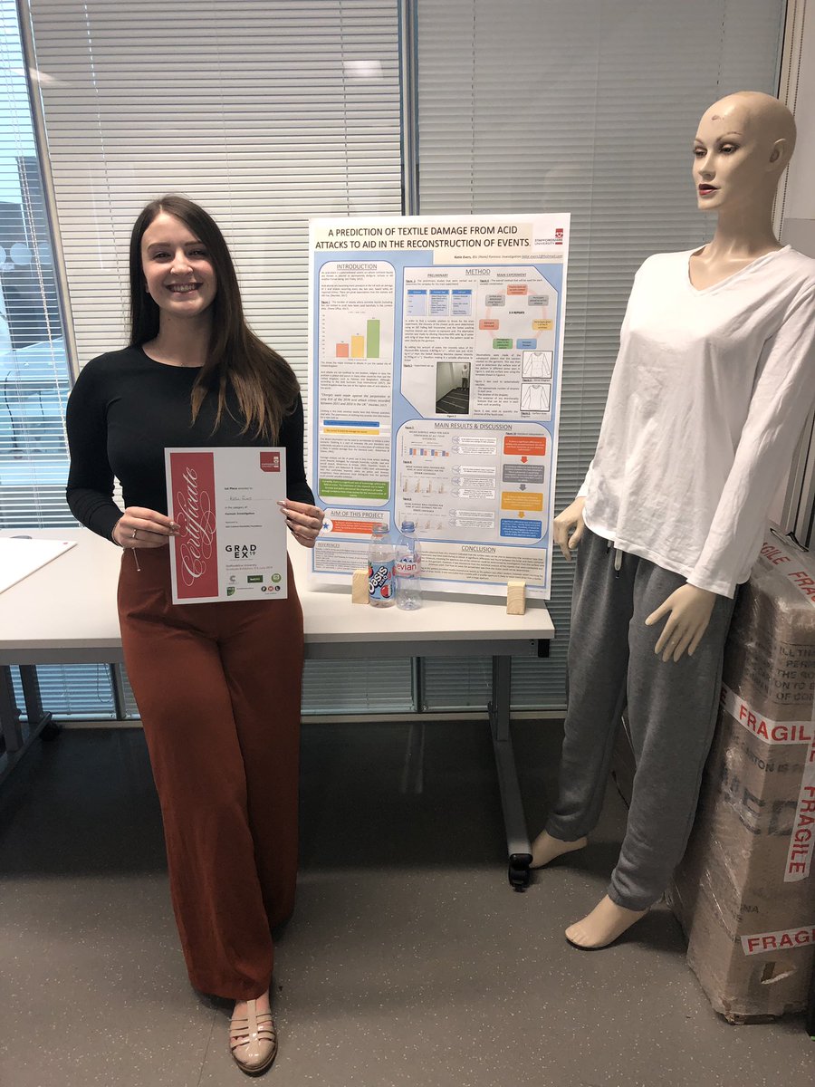 everskatie2's tweet photo. Can’t believe I have just won 1st place at Gradex 2019 with my final year project presentation! So proud of myself for creating such an interesting and important project! I can’t wait to see what the future holds 👩🏻‍🎓😀 #Gradex19 #StaffsUniGradEx @StaffsCJF_Dept https://t.co/52M94kOjkD