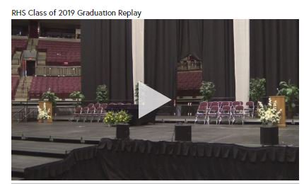 Want to relive RHS' 2019 Graduation? Maybe you weren't able to attend, or want to see your grad dance across the stage! The replay is now online: reyn.org/Graduation2019… @RHSEncore @RHS_HS2 @RHS_BELL @Reyn_eSTEM #reynproud