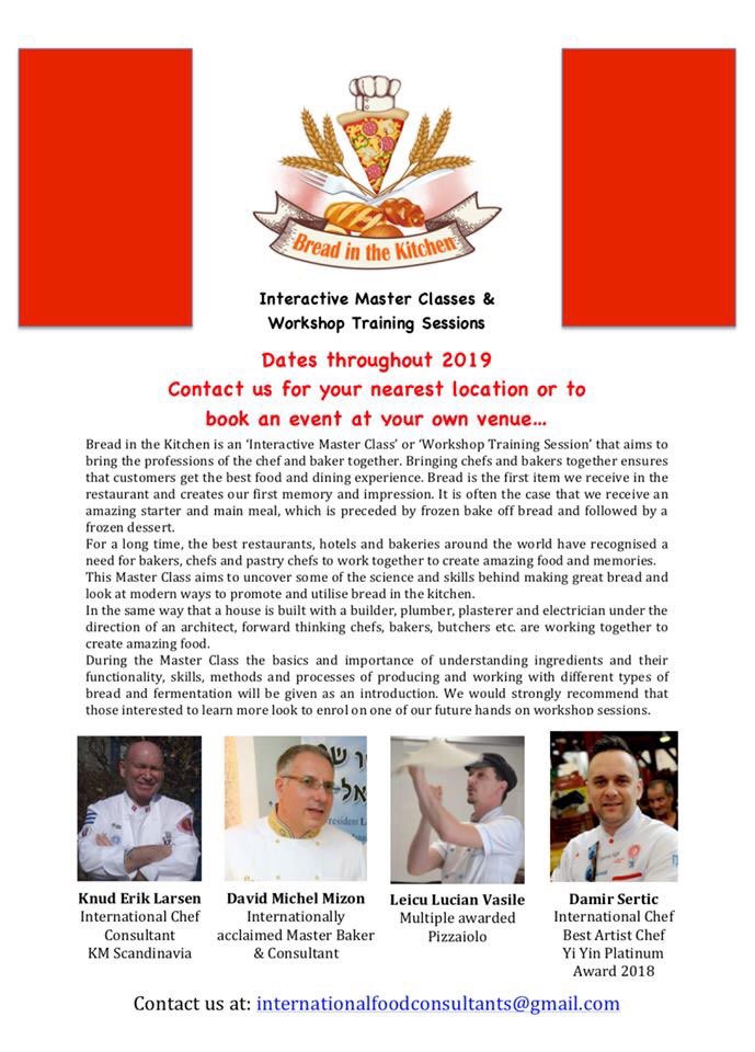 The Bread in the Kitchen Tour continues, next in Split, Croatia.... then onto Denmark... contact us to book places or events.