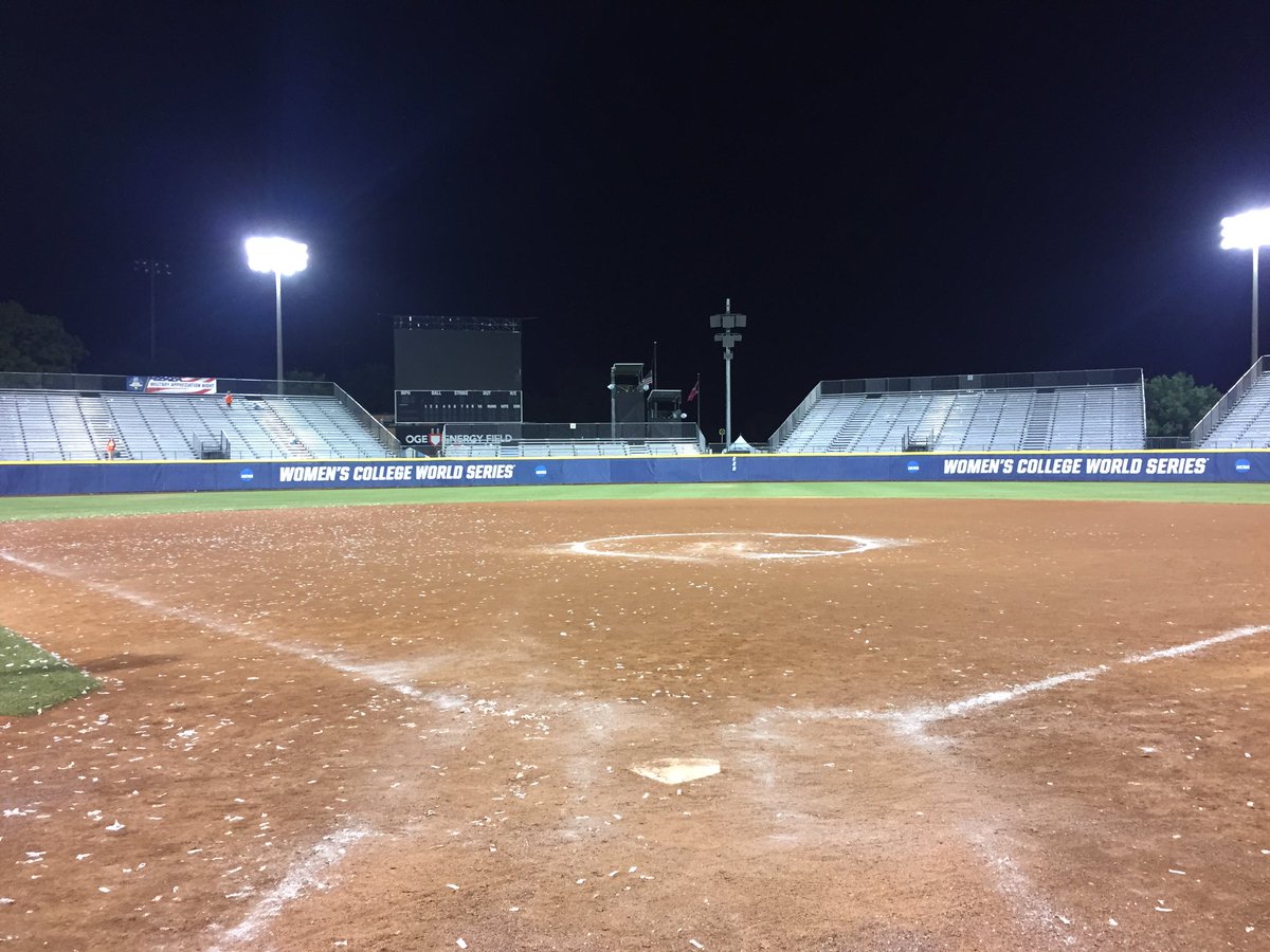 UCLASoftball's tweet photo. No better place to end your season and no better way to end it with the 🏆 

So long Oklahoma. Now let’s go home!

#GoBruins https://t.co/0jA90OIhuk