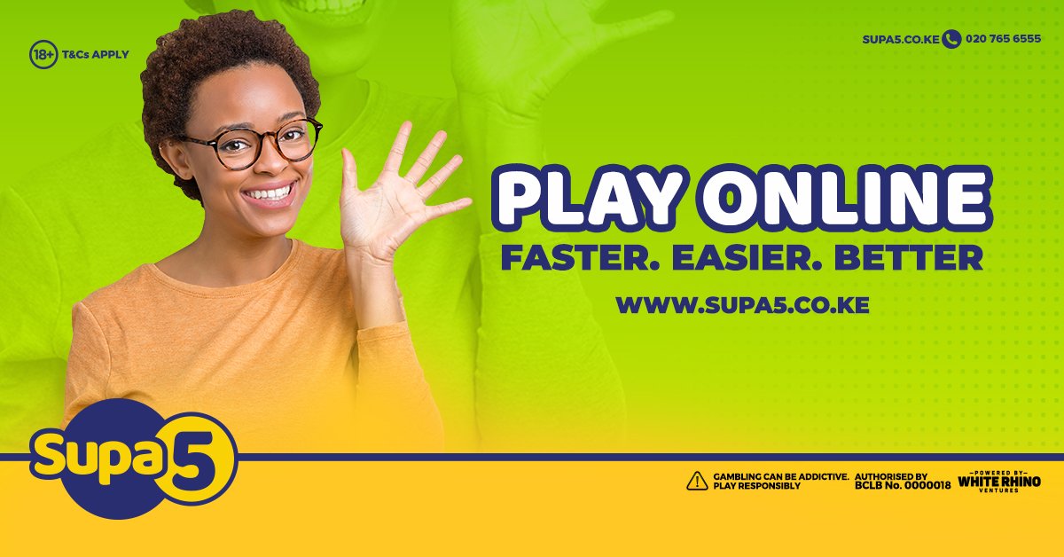 Supa5K's tweet photo. Supa5 just got easier. Play online.
https://t.co/43VWWcLisg
5โฃMatch 5 numbers.
๐Win after 10mins
#Supa5 https://t.co/w7ccuX0u1V
