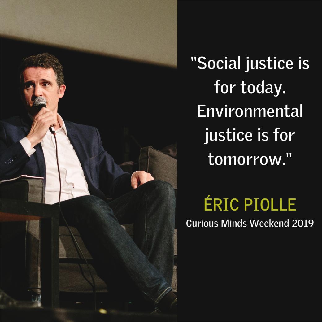 #WednesdayWisdom from @EricPiolle, the first Green Party Mayor to be elected in France, on stage at #CuriousMindsWeekend 2019. 

#WorldEnvironmentDay