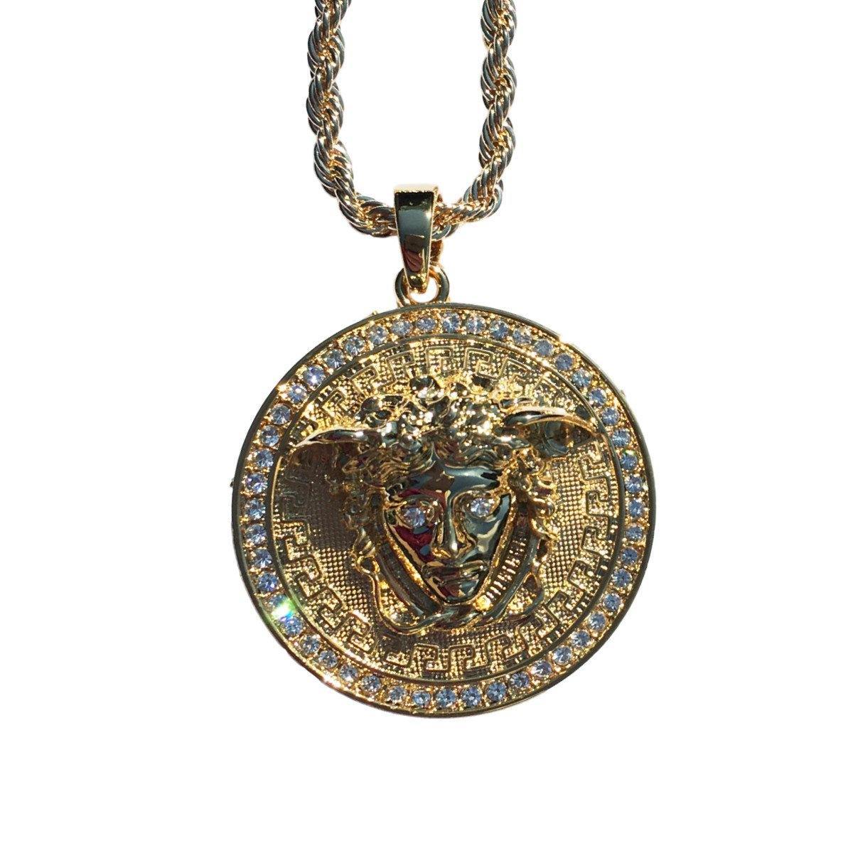Sell4Profit's tweet photo. PVD Gold Round Circle 3D Medusa Pendant Necklace 30 inches Rope Chain Included #jewellery #studs
£5.45
➤ https://t.co/ydoiL02ayZ https://t.co/SWKKoJFJxB