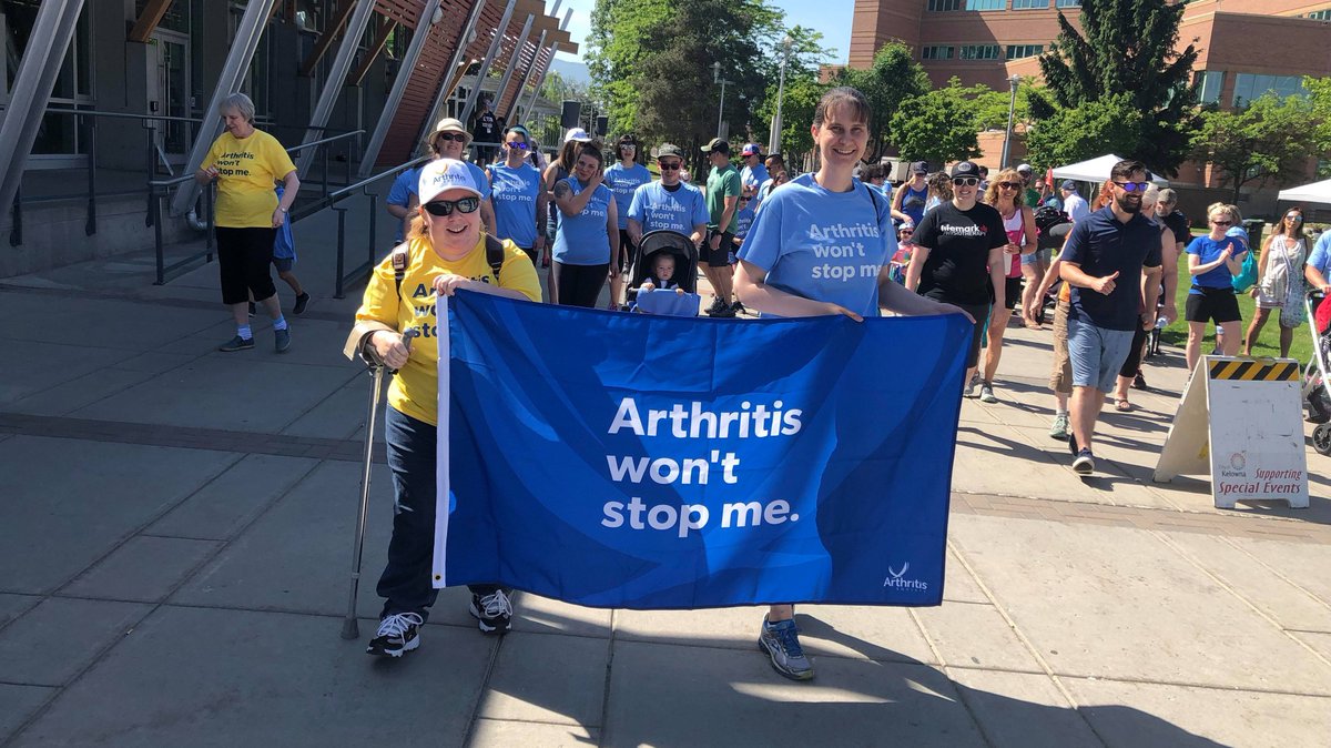 ArthritisSoc's tweet photo. Some highlights from the #WalkforArthritis in Kelowna, Kamloops and Parksville! #ArthritisWontStopMe https://t.co/Ah6sSeJoaL
